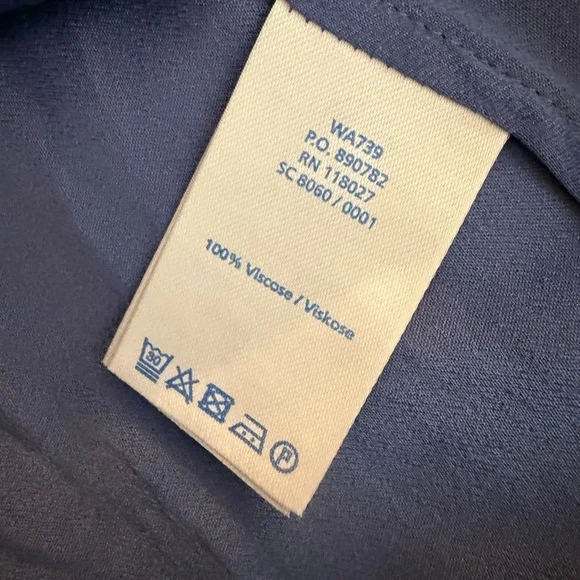 Boden Navy Patterned Blouse - Picture 3 of 10